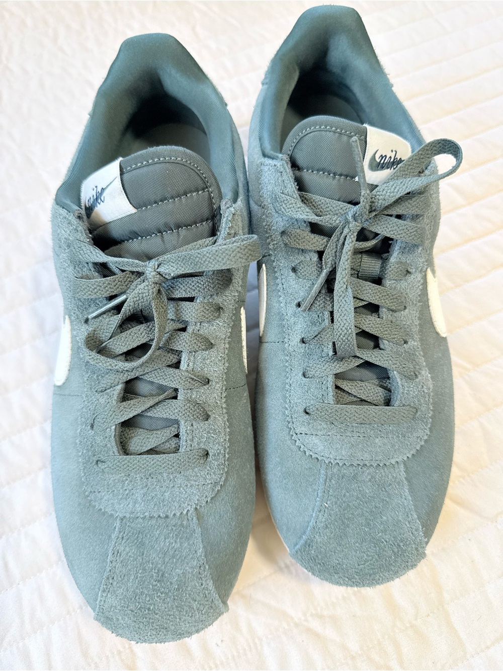 Men’s Nike Cortez Premium in Green Suede